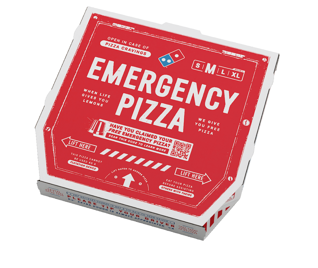 Emergency Pizza Box