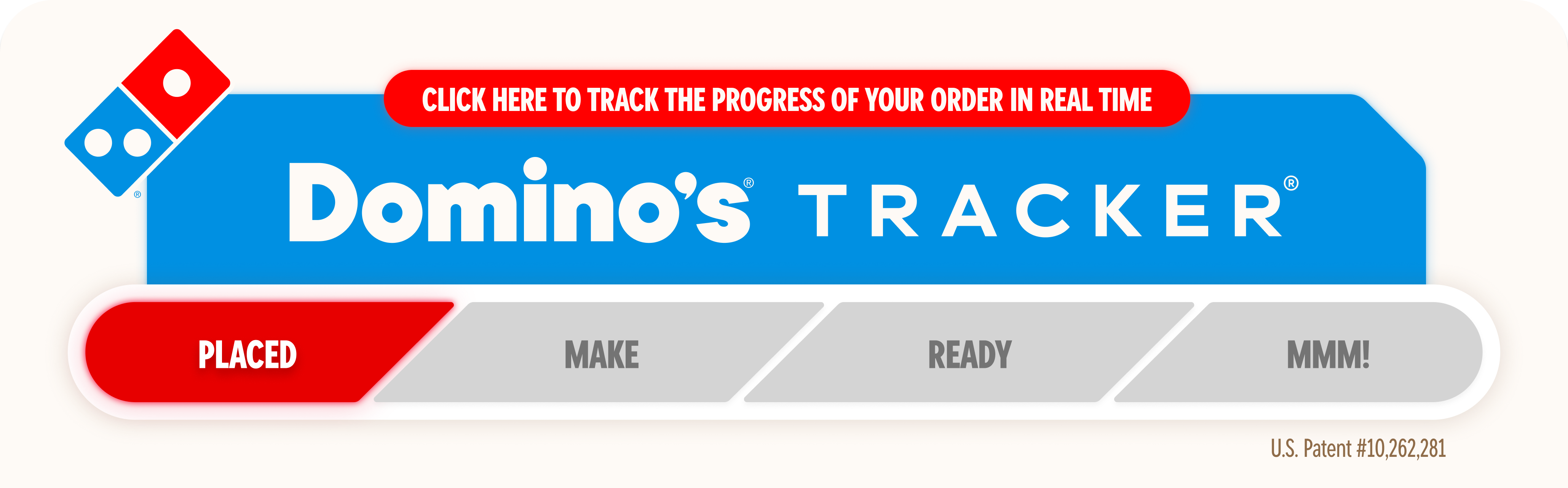 Pizza Tracker | Click here to track the progress of your order in real time!