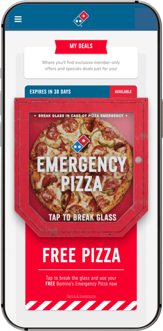 Domino's Emergency Pizza